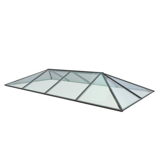 Atlas 4m x 2m Aluminium roof lantern 12 Pane