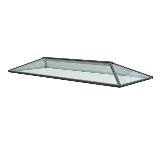 Atlas 2.5m x 1m Aluminium roof lantern 4 Pane