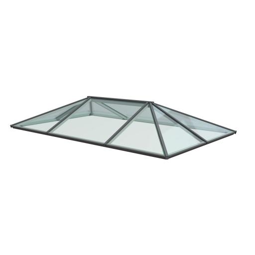 Atlas 2.5m x 1.5m Aluminium roof lantern 10 Pane